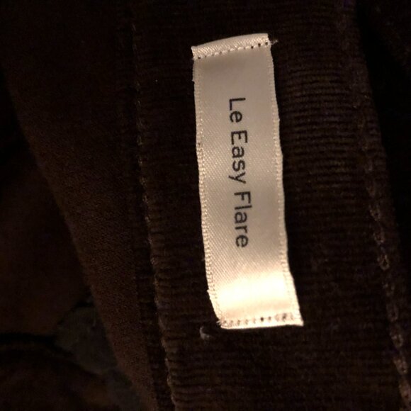 FRAME LE EASY FLARE CORDUROY JEANS ESPRESSO 33 (14) NWT - Picture 9 of 10